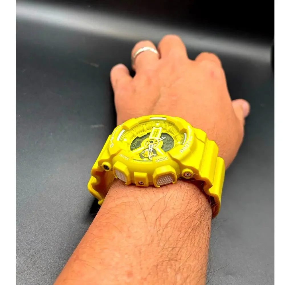 Casio G-Shock GA-110BC-9A Yellow Men's Analog Digital Watch